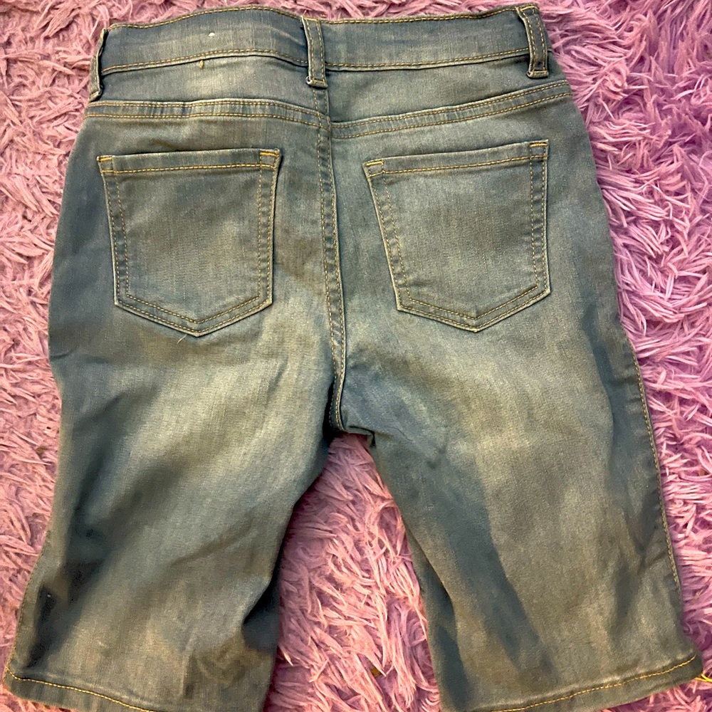 2 pairs Girls… Knee shorts… size 10… Made by Children’s Place…